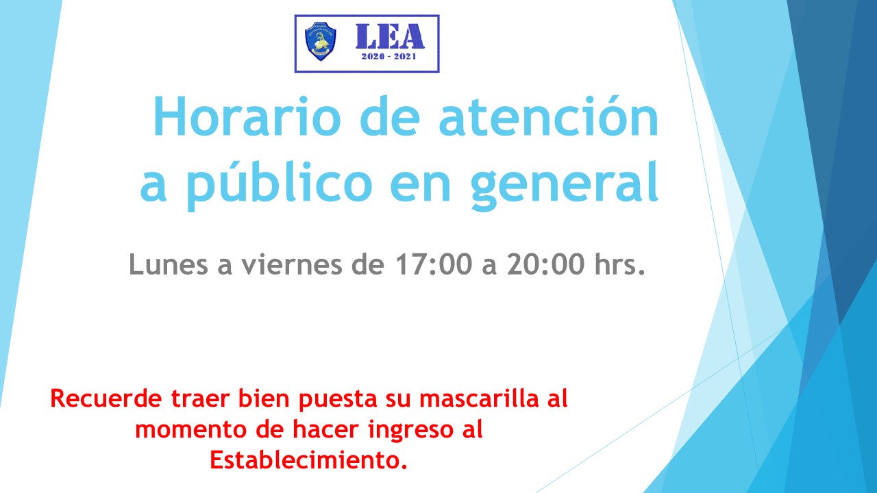Horario de atención